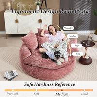 Produits Garantis Alibaba Coastal Roll-Up Inflatable Sectional Sofa Contemporary Apartment Living Room Mall Furniture Sponge