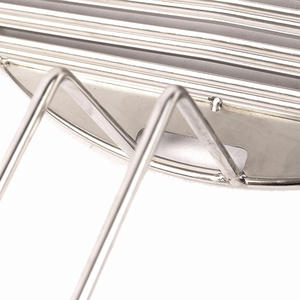 Grille de séchage carrée multifonction en acier inoxydable à double poignée et à haut débit - Product Image 3