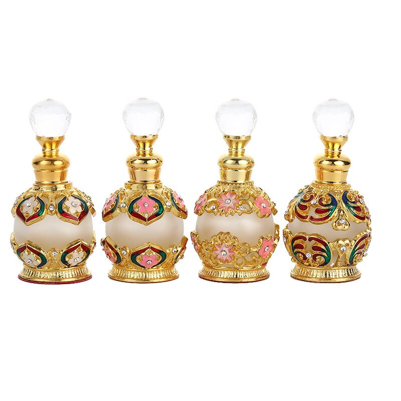 attar crystal 3 ml bottle globe shape