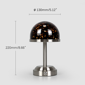 रेस्तरां के लिए आधुनिक कांच के नेतृत्व वाले टेबल लैंप के लिए कॉर्नलेस रिचार्जेबल टोज़ शेल लैंप बैटरी 2700 - Product Image 3