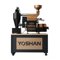 Torréfacteur à café électrique et à gaz Yoshan, prix direct usine, 1 kg, 2 kg, 3 kg