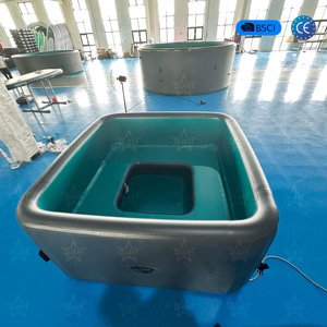 Baignoire de massage gonflable en PVC épaissi avec siège, <span class=keywords><strong>2m</strong></span>, portable, à bulles d'air, spa, piscine familiale, vente en gros OEM d'usine - Product Image 3
