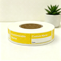 Etiquetas de Medicamentos Clínicos con Código de Barras, Resistentes al Agua, Personalizadas, Etiquetas Adhesivas de PVC Resistentes al Calor, Etiquetas Cuadradas con Número de Cama, Adhesivos Fuertes
