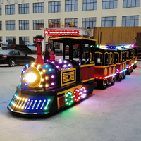 Train électrique d'extérieur pour adultes et enfants, 18/24 places, pour les parcs d'attractions