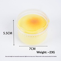 Jouet Squishy en Mousse à Mémoire de Forme PU, Modèle Pain au Fromage Semi-Cuit Simulé, Doux et Moelleux, Emballé, Fabriqué au Zhejiang