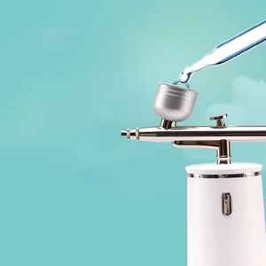 Pistola de Aire Comprimido Eléctrica Recargable, Aerógrafo para Maquillaje, Pistola Nano Spray para Uñas - Product Image 2