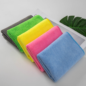 Toallas de limpieza de microfibra en caja de 5 colores, urdimbre <span class=keywords><strong>para</strong></span> el hogar, 250g/m2, 30x30cm, paño de microfibra <span class=keywords><strong>para</strong></span> limpieza de cocina, gran stock - Product Image 5
