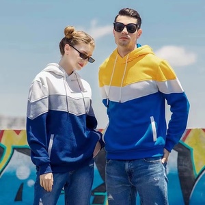 Sweat-shirt à capuche patchwork pour homme, vêtements décontractés, molleton chaud, streetwear, mode masculine, automne hiver, vêtements de sport - Product Image 6