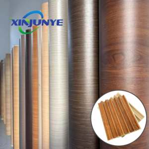 Film PVC décoratif en rouleau, prix usine, membrane de porte sous vide, vinyle en stock pour armoires, film décoratif PVC, marque privée - Product Image 6