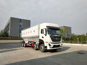 Precio de fábrica Granja grande Alimentación para pollos 40 toneladas Camión de transporte de semirremolque - Product Image 6