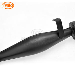 Tubo de escape para coche deportivo Fvrit de 640 mm, negro, para motocicleta todoterreno, pieza de reparación de silenciador - Product Image 4