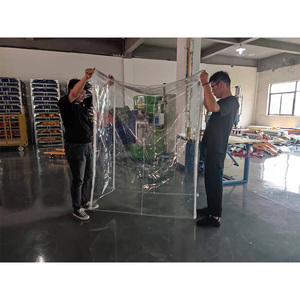 Bâche en PVC transparente, bâche en vinyle, bâche en plastique transparente en PVC de 18 oz, bâche de haute qualité, résistante - Product Image 1