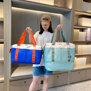 Bolsa de Viaje Expandible Impermeable de Gran Capacidad con Doble Color, de Poliéster, para Estudiantes, para Viajes Cortos, para Yoga - Product Image 6