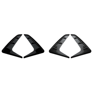 <b>Car</b> <b>Decals</b> Fender Vent Stickers Piano Black Carbon Fiber Texture For Bmw 3 Series G20 G21 2019+ Front Adhesive Modification - Product Image 2