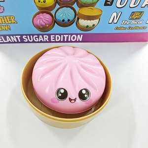 Jouet de compression en forme de boule de pain de dessin animé, rebond lent, jouets sensoriels anti-stress, emballés en boîte colorée, jouets à presser, vente en gros - Product Image 3