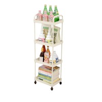 Chariot de rangement multi-niveaux pour collations, produits de nail art, cils et vêtements en dortoir et salon - Tiroirs de rangement directement de l'usine
