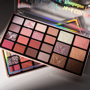 Palette Ombretti Multicolore, Blush e Illuminante Tutto-in-Uno, Polvere Caramello, Tonalità Terra Marrone, Cosmetici e Trucchi - Product Image 3