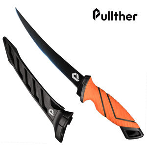 سكين فيليه للصيد الأكثر مبيعًا مقاس 7 بوصات من الفولاذ المقاوم للصدأ 420 مطلي بطبقة مضادة للصدأ، شفرة حادة ومقبض مانع للانزلاق مع إمكانية وضع شعار مخصص - Product Image 4