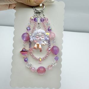 Chaîne de téléphone Skullpanda Pop Mart de haute qualité, charme de poupée mignon pour la personnalisation du téléphone - Product Image 1