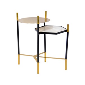 Nordic Modern <b>Round</b> Hexagonal Design Premium Metal <b>Side</b> <b>Table</b> for Living Room Coffee <b>Tables</b> Home Decor Furniture - Product Image 4