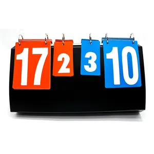 Marcador Plegable Portátil, Marcador de Baloncesto para Exteriores, Marcador Manual de PVC para Fútbol, Tenis, Bádminton, <span class=keywords><strong>Rugby</strong></span> - Product Image 1