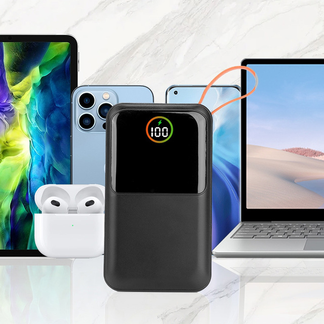 Led Digital Display Power Bank 20000mah Portabl Super Fast Charge Power Bank 10000mah Portable Powerbank For Outdoor Use