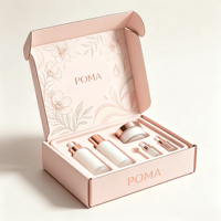 Boîtes d'expédition écologiques personnalisées avec revêtement doux au toucher et finition mate pour l'emballage de produits de soin de la peau et de cosmétiques de luxe