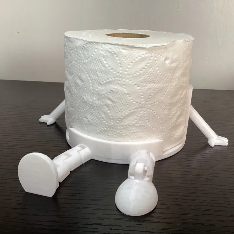 Лидер продаж, 3D-печатный домашний держатель для туалетной бумаги, креативный стеллаж для хранения, украшения для использования в качестве горшка