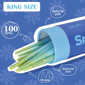 Papel de Liar Dorado King Size Slim, Paquetes al por Mayor, Borde Engomado, Combustión Uniforme, Fabricante Chino - Product Image 4