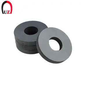 Industry use Permanent rare earth Y35 ferrite Magnets black ring shape ferrite motor magnet 80x40x20mm ferrite magnet