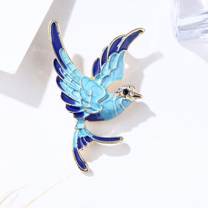 Offre Spéciale <span class=keywords><strong>pas</strong></span> <span class=keywords><strong>cher</strong></span> belle broche en émail broche hirondelle Pigeon broche alliage strass émail oiseau broche broche - Product Image 4