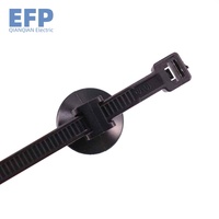 Attaches à fermeture éclair en nylon pour montage de voiture Attache de câble automobile noire Clips de faisceau de câbles Attache de câble pour montage de voiture