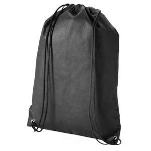 Unisex Fashionable Non-Woven Waterproof Storage <b>Drawstring</b> <b>Bag</b> Letter Pattern TCS Carrying System Nylon Lining Soft Open Closure - Product Image 1