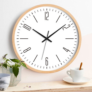 Japanese Quartz <strong>Wall</strong> <strong>Clock</strong> for Living Room &amp; Study Room Mute Movement Round <strong>clock</strong> <strong>wall</strong> - Product Image 2