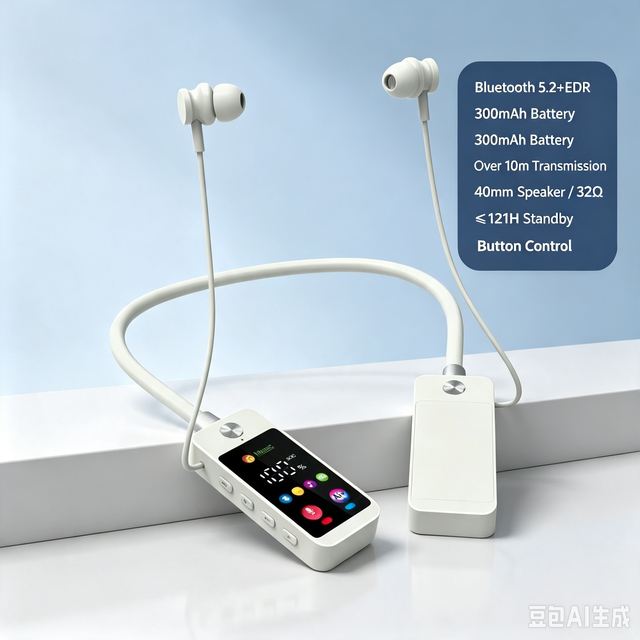 Magnetic Neckband Wireless Headset V5.2 Stereo Sports Gaming Earphone Portable Noise Cancelling Bluetooth Headphones