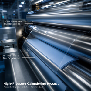 <span class=keywords><strong>Film</strong></span> de transfert PET transparent Tensfilm 100µm à libération de fluor 20-100g/pouce pour la fabrication de MLCC et le calandrage thermique du silicone - Product Image 3