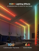 Bandes lumineuses LED de 10 m avec protections, éclairage intelligent, canal diffuseur LED pour chambre, plinthes, studio, armoire
