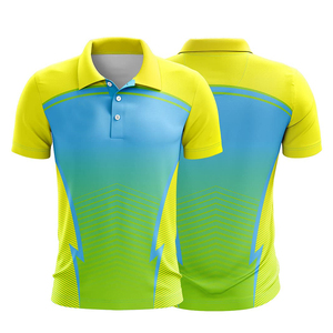 Polo respirant 100 % polyester avec impression par sublimation, taille personnalisée, design d'usine, vente directe - Product Image 1