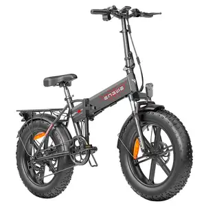 EU Stock ENGWE EP-2-PRO 750W Sepeda Listrik Ban Lemak Sepeda Lipat 20 Inci 48V 12.8Ah Sepeda Gunung Salju E-bike 7 Kecepatan