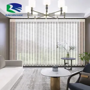 Customized Large Window 89 Electric Curtain Windows Partition Non-woven Sheer Hanas Dreamy Vertical Blinds