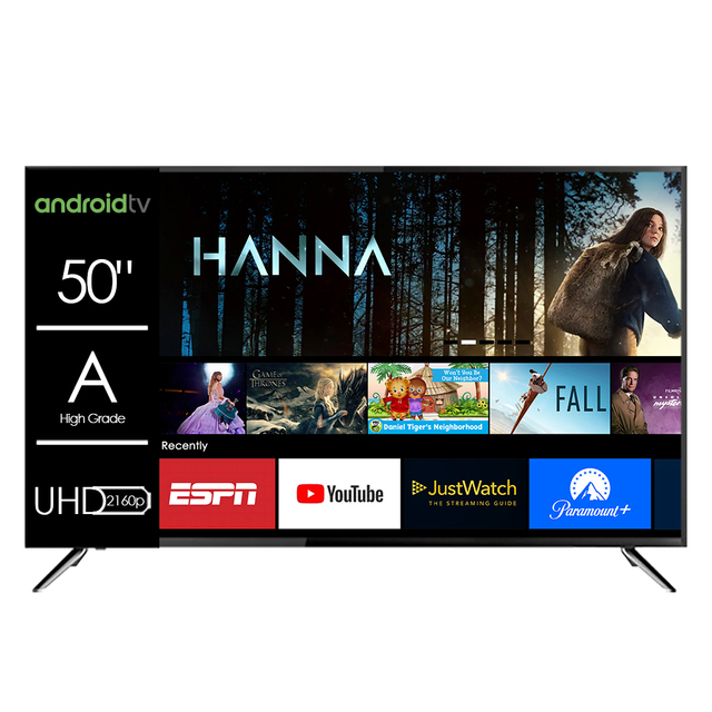 Flat Screen 50 Inch 4K TV LCD Television UHD LED TV 55 60 65 75 Inch Smart TV