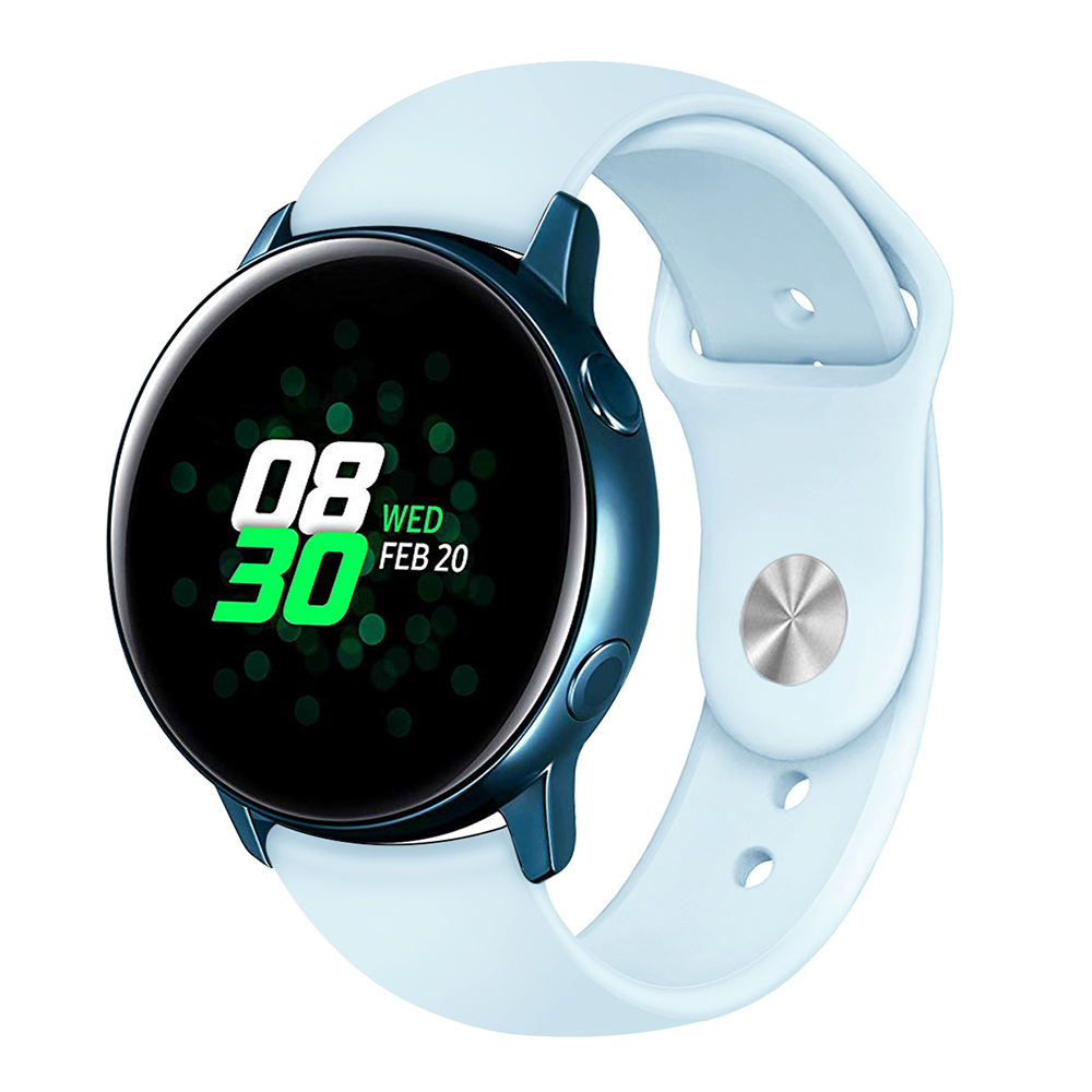 For Samsung Galaxy Watch Bands Watch3 Active Active2 Gear Sport Gear S3 Gear S2 Silicone Rubber Watch Straps Watchband 20mm 22mm
