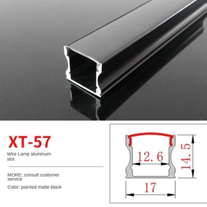 Profil LED en aluminium anodisé en forme de T 30*10mm à bon prix, avec couvercle PC, grade T6, blanc chaud 3500K, pour plafond - Product Image 3
