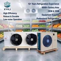 Unité de condensation de type boîte refroidie par air 4HP, équipement de réfrigération robuste pour entrepôt logistique de la chaîne du froid