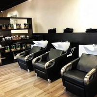 Nouveau fauteuil de lavage Royal avec bac, pour salon de coiffure, salon de beauté, salon de barbier, vente en gros de mobilier de salon