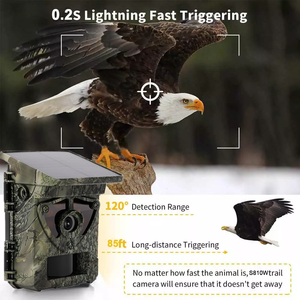 Wifi App Contrôle Infrarouge Vision Nocturne PIR Détection <span class=keywords><strong>De</strong></span> Mouvement Étanche Sauvage Piste <span class=keywords><strong>Chasse</strong></span> Caméra 940nm Sans Lueur Panneau Solaire - Product Image 4