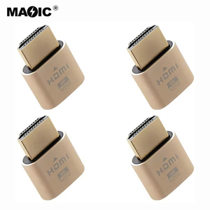 Magelei ucuz OEM <span class=keywords><strong>HDMI</strong></span> kukla fiş yüksek çözünürlüklü monitör ekran Emulator yeni nesil başsız ekran adaptörü - Product Image 1