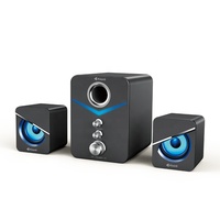 Gros Kisonli Système Haut-Parleur 2022 Nouveau Arrivée Subwoofer 2.1 Home Cinéma Haut-Parleur Ordinateur Haut-Parleur De Bureau