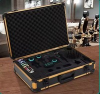Kit de Barbería Profesional VGR 4 en 1, Combo USB 11000 RPM, Afeitadora de Barba, Recortadora de Cabello, Secador, Pantalla LCD, Juego Completo