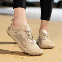 Chaussures aquatiques unisexes légères et respirantes à bout fermé, chaussures de plage, chaussures de yoga aquatique, grandes tailles